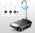 Electric Water Dispenser Pump | Low Noise Tech - Auto USB Charging & Leak-Proof Portable for 3-5Gallon Jugs | Home, Office, Kitchen, Travel & Camping (Black)​​ - Image 5