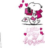 Tervis Peanuts Snoopy Valentine's Day You Are So Loved Made in USA Double Walled Insulated Tumbler Travel Cup Keeps Drinks Cold & Hot, 24oz, Classic - Image 3