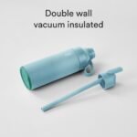 Ocean Bottle Go 17 oz | Stainless Steel Water Bottle | Reusable & Sustainable | Keeps Drinks Cold & Hot | Eco Friendly Gift (Sky Blue) - Image 4