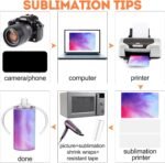 Sublimation Sippy Cup Blank with Handle, 12oz Stainless Steel Sippy Cups, Kids Cups with Straws and Lids Spill Proof Double Wall Vacuum Cup for Children(4 Pack) - Image 6