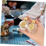 ABOOFAN Refillable Holy Water Bottle with Safety Cap Small Portable Glass Bottle for Baptism Blessings Religious Festival Decorative Vessel for Catholic Communion - Image 3