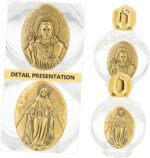 ABOOFAN Refillable Holy Water Bottle with Safety Cap Small Portable Glass Bottle for Baptism Blessings Religious Festival Decorative Vessel for Catholic Communion - Image 4