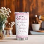ZANIION Sister in Law Gifts Tumbler 1PC, Future Sister in Law Birthday Gifts Mug, Best Sis Gift Ideas for Christmas, Wedding, Mother's Day Persent Cup 20oz - Image 6