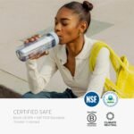 LifeStraw Go Series, BPA-Free Water Bottle for Travel and Everyday Use Removes Bacteria, Parasites, Microplastics, Improves Taste, 22oz 2-Pack; Icelandic Blue and Aegean Sea - Image 5