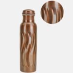 100% Pure Copper Water Bottle for Drinking, 34 Oz Antique Finish Copper Bottle –Leak-Proof,Eco-Friendly, BPA-free Ayurvedic Vessel for Meditation,Yoga, Office, Travel with Carry bag - 1l/1000ml - Image 5