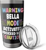 BELLA Personalized Name Funny Cute Custom BELLA Name Stainless Steel Insulated Tumbler - Image 6