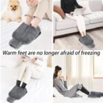 Soft Large Foot Cover, hot Water Bottle and Cold Water Bottle for feet, Warm Foot Cushion, Rubber Cold/hot Water Bottle Pain Relief Water Bag Divine Tool - Image 3