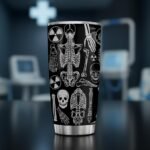 4LIEUBASMI 20 Oz Laser Engraved Radiology Tumbler – Rad Tech & Xray Tech Gift, Bulk Coffee Mug for RDMS - Image 4