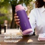 Vinur 18 oz Kids Water Bottle-Stainless Steel Vacuum Insulated Water Bottle with Leakproof Cap for Sports Travel, Keep Cold for 24 Hours, Purple - Image 4
