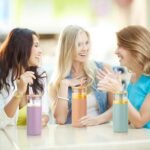 Tronco 20 oz Glass Tumbler with Lid and Straw, Iced Coffee Cup and Smoothie Cup with Bamboo Lids & Protective Silicone Sleeve, Dishwasher Safe, BPA-Free, Glass Cup 2 Pack - Image 5