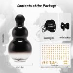 Gourd Water Bottle, 930 Ml Sports Water Travel Water For Gym Jar, Gourd Drinking Cup Jug Portable Travel Large Capacity Durable, With 2 Versatile Straps For Hanging And Stickers. (Recall) - Image 3