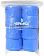 AquaNation BPA Free Non-Spill Reusable Water Bottle Caps for 3 or 5 gallon Jugs - 55mm Anti-Splash Snap On Caps - Made in USA (Pack of 8) - Image 3