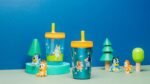 Zak Designs Bluey Kelso Tumbler Set, Leak-Proof Screw-On Lid with Straw, Bundle for Kids Includes Plastic and Stainless Steel Cups with Bonus Sipper, 3pc Set - Image 10