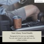 Sipworks Stainless Steel Coffee Tumbler: Double-Wall Vacuum Insulated Spill-proof Travel Mug Metal Coffee Cup with Lid, 20-Ounce White Marble - Image 8