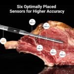 ThermoMaven Smart Bluetooth Wireless Meat Thermometer: Standalone Base, WiFi Unlimited Range, 6 Sensors with NIST Certified Accuracy, 4 Probes for Kitchen, BBQ, Grill, Oven, Smoker, Rotisserie - Image 4