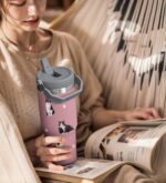 Cat Travel Cup for Lovers, 30 oz Vacuum Insulated Tumbler With Handle - Image 5