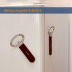Magnetic 2-IN-1 Jar Opener, Bottle Opener, For Releasing Vacuum Seal, Heavy Duty Stainless Steel, Strong Magnet For Fridge, Great for Kids and Arthritis, 2-PCs, Black - Image 5