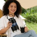 1.5 Gallon Large Insulated Water Bottle + Stainless Steel Cup, 50 oz, Black, 1500 ml Tumbler Jug, Insulated Container, Insulated Jar, 304 SS Thermal Mug, Leak-Proof, Hot/Cold for Sports Travel Gym - Image 5
