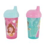 Disney Toddler Sipper Cups for Girls | 10 Ounce Princess Sipper Cup Pack of Two | Durable Blue Leak Proof Travel Water Bottle for Toddlers - Image 3