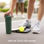 Simple Modern Stainless Steel Shaker Bottle with Ball 24oz | Metal Insulated Cup for Protein Mixes, Shakes and Pre Workout | Rally Collection | Sea Glass Sage - Image 4