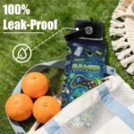 Gifts for Game Lovers - 32oz Gamer Water Bottle with Straw, Games Stainless Steel Water Bottle, Leak Proof, BPA-Free, Sport Insulated Waters Bottles for School Travel, Gift Cup for Teens Adults - Image 7