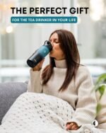 18 oz Insulated Tea Tumbler Bottle with Infuser, Travel Mug - Image 7