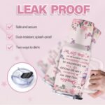 Daughter Birthday Gifts, 40 Oz to My Daughter Cup with Handle & Straw, Gift from Mom, Thanksgiving Christmas Birthday Gift for Daughters Adult, Daughters Tumbler with Butterfly, 1 PCS - Image 3