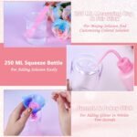 6 Pack 20 Oz Acrylic Snow Globe Tumbler Supplies Starter Kit, Double Wall Plastic Pre-Drilled Snowglobe Tumbler Cup Tool Set, Including Squeeze Bottle Cup Cradle and Scraper etc. - Image 5