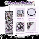 Tokidoki Unicorno Bottle 20oz Insulated Stainless Steel Water Bottle with Straw Reusable Vacuum Insulated Water Bottle Tumbler for Office Sport Travel(BN_allstars) - Image 6