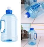 Akozon Water Bottle 1 Liter Water Jug 1L H20 Arrow Water Bottle Large Bottle BPA Free Plastic Cap Kettle Drinking Container with Handle for Outdoor Training Party Fitness Gym Sports - Image 6