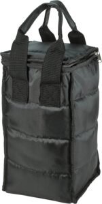 Handy Laundry Wine Carrier Tote Bag – 4-Bottle Pockets Capacity with Padded Insulation, Zipper Closure, and Carry Handles – Ideal for Travel, Picnics, and Beach Trips - Image 3