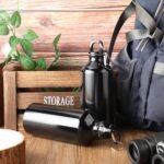 Nuogo 24 Pack Aluminum Water Bottle Bulk 20 oz Reusable Metal Water Bottle Lightweight Leak Proof Aluminum Sports Bottles with Twist Cap and Buckle for Bike Travel Camping(Black) - Image 3