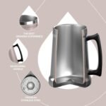 Ideus Insulated Beer Stein, 24/32oz Stainless Steel Double Walled Beer Mug Giant Bar Drinkware Metal Beer Cup with Big Grip Handle (Dusty Pink, 24oz (710ml)) - Image 4