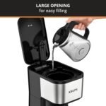 KRUPS Simply Brew Coffee Maker - Multi-Serve 4-in-1 with Stainless Steel Travel Tumbler, Black, 14oz - Image 5