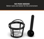 KRUPS Simply Brew Coffee Maker - Multi-Serve 4-in-1 with Stainless Steel Travel Tumbler, Black, 14oz - Image 7
