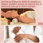 4 Pack, 2 oz Dropper Bottles with 2pcs Glass Pipettes(1ml) - Essential Oils Bottles for Health, Personal Care & Beauty - 60ml Thick Dark Amber Glass Tincture Bottle with Eye Droppers, Leakproof - Image 4