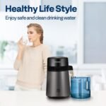 VIVOHOME Water Distiller Countertop 1.06 Gallon/4L 750W Distilled Water Machine with Smart Switch Purifier Filter for Home Office, Black - Image 3