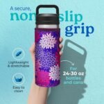 Koverz Water Bottle Sleeve, Neoprene Insulated Bottle Sleeve, Fits 32-40 Oz. Water Bottle, Washable and Reusable, XL Size, Camo Green - Image 4