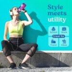 Koverz Water Bottle Sleeve, Neoprene Insulated Bottle Sleeve, Fits 32-40 Oz. Water Bottle, Washable and Reusable, XL Size, Camo Green - Image 6