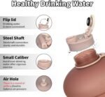 TOOFEEL 1 Gallon Water Bottle,Leakproof,Bpa Free,Dishwasher Safe,128 oz Large Water Jug wiht Handle,Travel & Camping & Sports & Gym Water Bottle For Men and Women - Matte Pink - Image 4