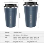 Travel Coffee Mug 17 oz Insulated Coffee Cup with Lid Pill Proof, Vacuum Stainless Steel Leakproof Thermal to GO, Reusable Coffee Tumbler for Men and Women Hot & Cold Drinks - Image 5