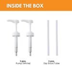 FastRack Heavy-Duty Gallon Pump Dispenser for Plastic or Glass Bottles |Ideal Bottle Pump for 1-Gallon Jugs | Commercial and Household Use |Leak-Proof Performance |Food Grade – ECO Friendly - Image 3