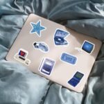 50pcs Blue Digital Y2K Stickers Pack,Cool Trendy Y2K Stickers for Water Bottle Funny Waterproof Sticker for Teens Adults Vinyl Sticker for Laptop Skateboard Party Supplies - Image 7