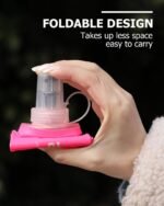 TPU Soft Flask Lightweight Portable Reusable Water Bottle,BPA Free Collapsible Flask for Hydration Pack in Running Hiking Cycling and Marathon - Image 5