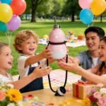 Gradient Gourd Water Bottle with Strap, 580ml Portable Sport Water Bottle, 316 Stainless Steel Cup for Hot & Cold Drinks Drop Proof Leak Proof Gourd Drinking Bottle for Travel (Gradient Pink) - Image 5