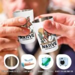 PYD Life 12 Pack 2 OZ Sublimation Shot Mugs Tumblers Blanks Bulk White Mini Wine Tumbler Stainless Steel Tumblers Cups without Lid and Straw for Sublimation Oven Printing - Image 4