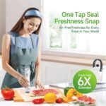 Handheld Vacuum Sealer, Premium Vacuum Sealer for Food + 35 Reusable Sous Vide Bags, Powerful Vacuum Food Sealer for Kitchen, Home, BBQ, Travel - Image 3