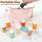 AuroTrends 2 oz Glass Bottles with Lids 16 Pack, Leak-Proof Ginger Shot Bottles with Caps (White), Ideal for Protein Powder, Juice, Samples, Whiskey(Dishwasher Safe & Refrigerator Safe Only) - Image 6