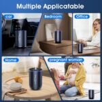 intelligent car air freshener, 3-gear essential oil car air freshener, auto on/off -safe for maternal and infant use,lasts 3 months,diffuser for new car, natural fragrance - Image 5
