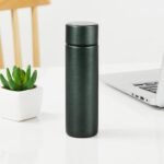 Cute Thermos Water Bottle - 5 Oz Mini Insulated Stainless Steel Bottle - Keeps Cold for 12 hours, Hot for 6 hours, Perfect for Purse or Kids Lunch Bag (Emerald Green) - Image 3